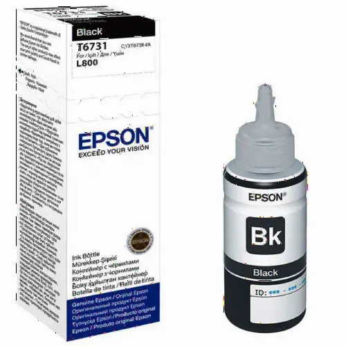 Recipient de cerneală Epson T673, 70ml, Negru