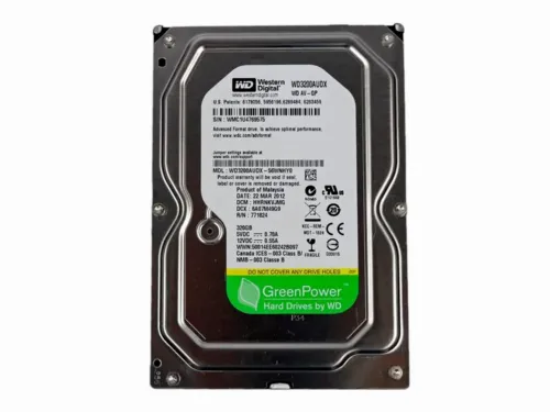 Жесткий диск Western Digital WD AV-GP, 3.5", 500 ГБ <WD5000AURX>