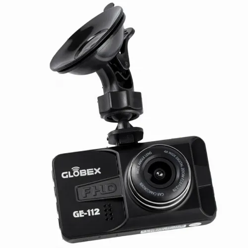 Автомобильный видеорегистратор Globex GE-112, Full-HD 1080P, Чёрный