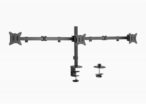 Настольный кронштейн для монитора Gembird MA-D3-01, Чёрный