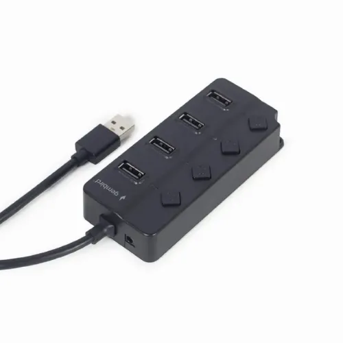 Adaptor Hub Gembird UHB-U2P4P-01, Negru