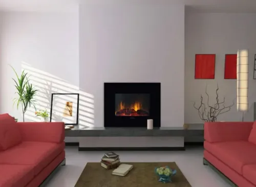 Электрический камин Electrolux EFP/W-1100ULS, 1800Вт, Чёрный