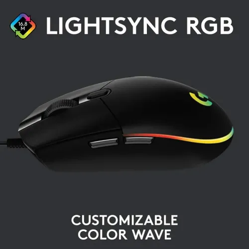 Gaming Mouse Logitech G102, Negru