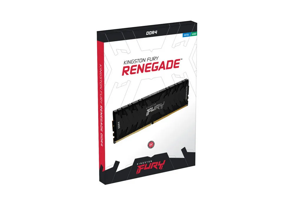 Memorie RAM Kingston FURY Renegade, DDR4 SDRAM, 4800 MHz, 16GB, KF448C19RBK2/16