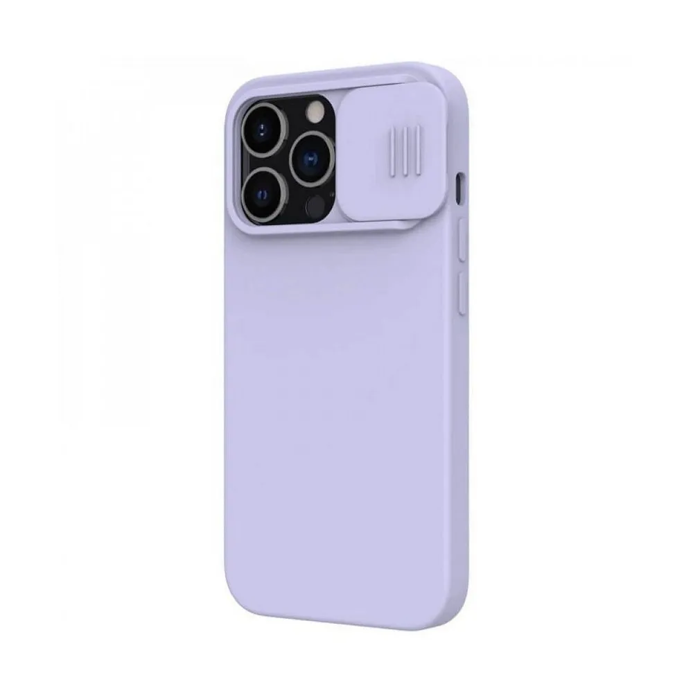 Чехол Nillkin iPhone 13 Pro, CamShield Silky Silicone, Misty Purple