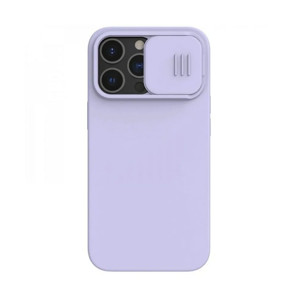 Чехол Nillkin iPhone 13 Pro, CamShield Silky Silicone, Misty Purple