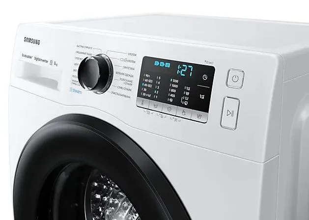 Mașină de spălat Samsung WW80AAS22AE/LD, 8kg, Alb
