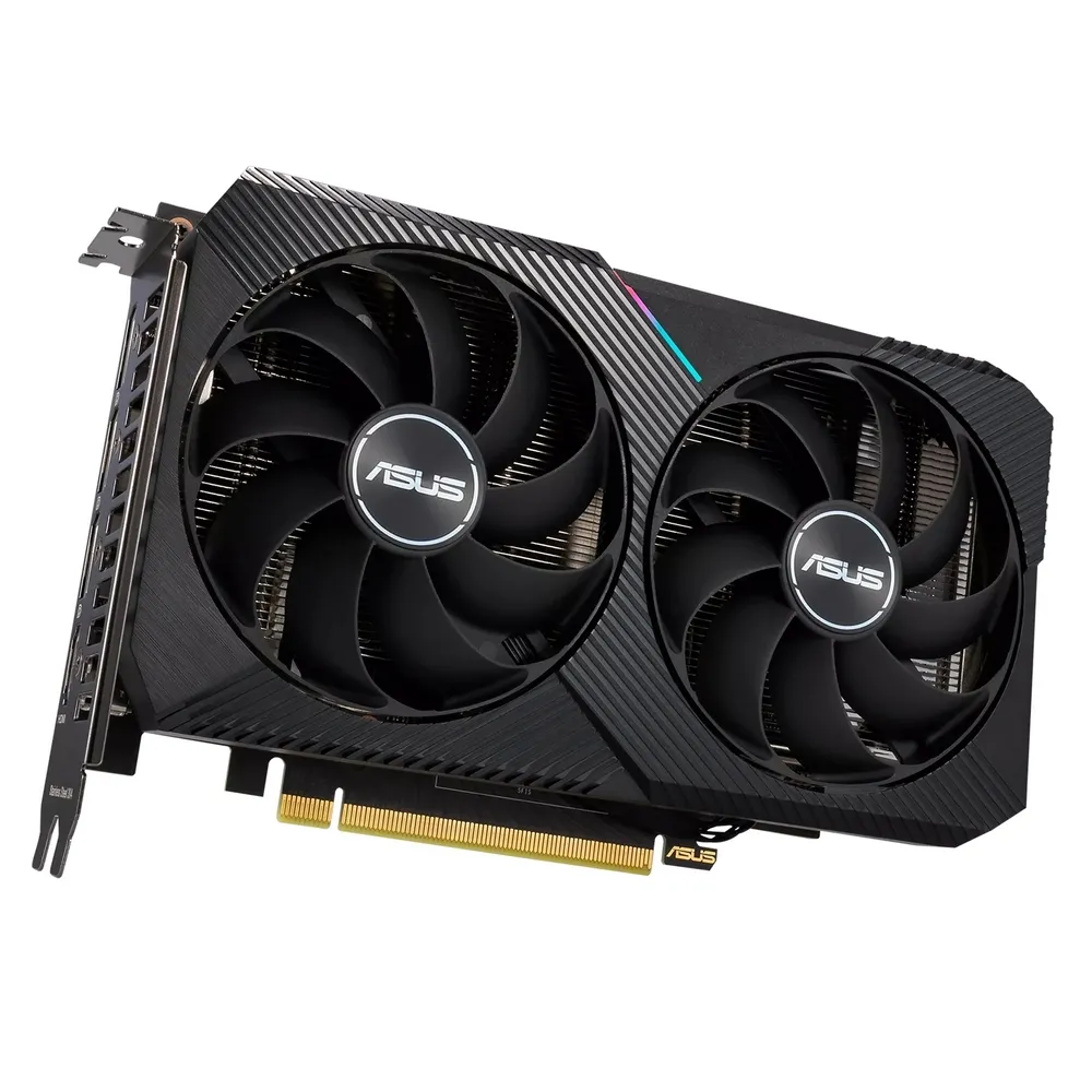 Видеокарта ASUS DUAL-RTX3050-O8G,  8GB GDDR6 128бит