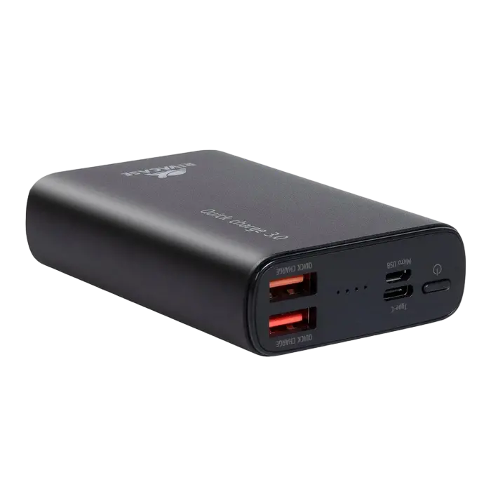 Power Bank Rivacase 10000 mAh QC 3.0/PD, VA1037, Black