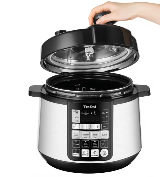 Мультиварка-скороварка Tefal CY621D34, Серебристый