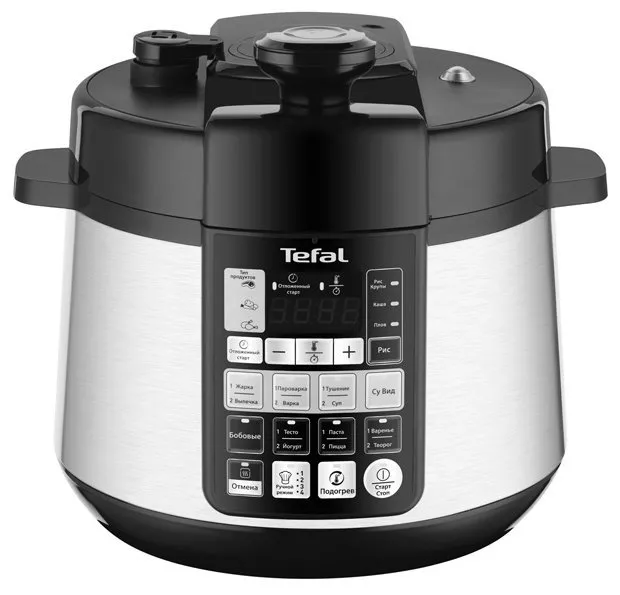 Мультиварка-скороварка Tefal CY621D34, Серебристый