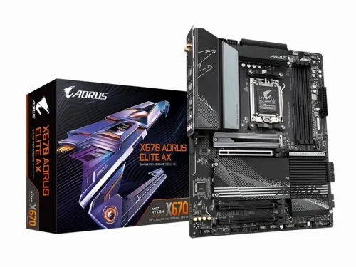Placă de bază Gigabyte X670 AORUS ELITE AX, AM5, AMD X670, ATX