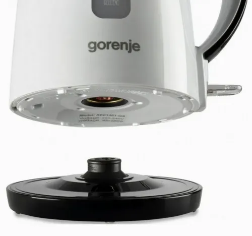 Fierbător electric Gorenje K17PLBW, Alb