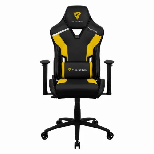 Игровое кресло ThunderX3 TC3, Искусственная кожа, Чёрный/Жёлтый