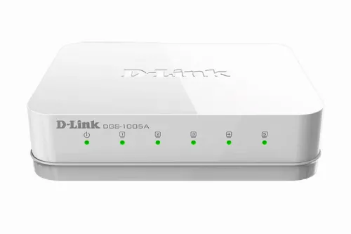 Switch de rețea D-Link DGS-1005A/D, 5x 10/100/1000 Mbps