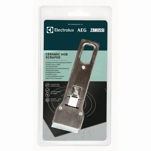 Racleta pentru plite vitroceramice Electrolux E6HUE102, Oțel inoxidabil