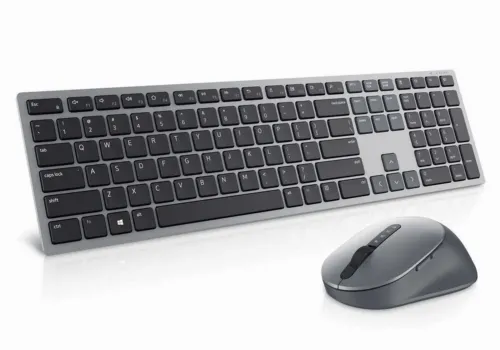 Set Tastatură + Mouse DELL KM7321W, Fără fir, Gri