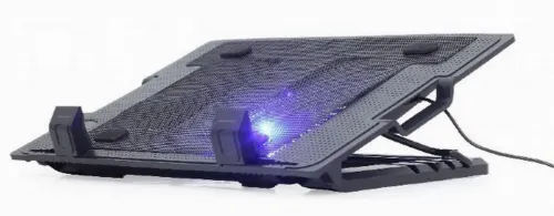 Suport de răcire pentru laptop Gembird NBS-1F17T-01, 17", Negru