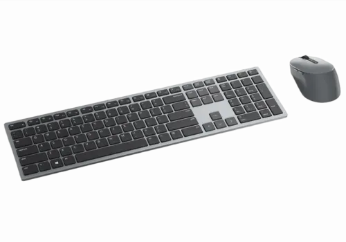 Set Tastatură + Mouse DELL KM7321W, Fără fir, Gri