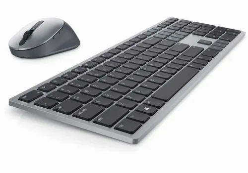 Set Tastatură + Mouse DELL KM7321W, Fără fir, Gri