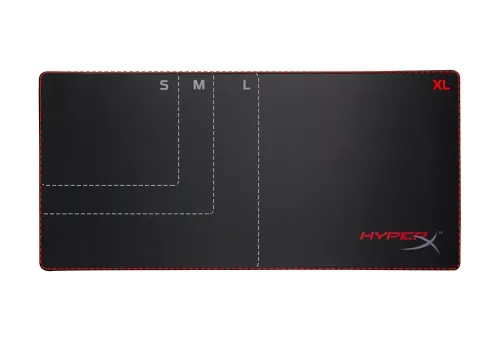 Игровой коврик для мыши HyperX FURY S Pro, Extra Large, Чёрный/Красный 
