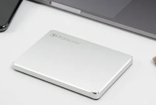 Внешний портативный жесткий диск Transcend StoreJet 25C3S,  2 TB, Серебристый (TS2TSJ25C3S)