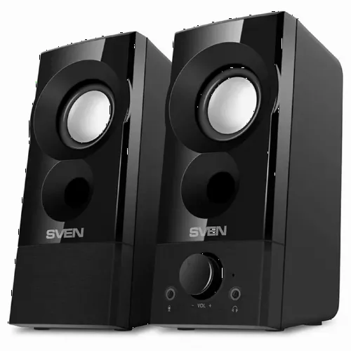 Компьютерные колонки 2.0 SVEN "357", Чёрный