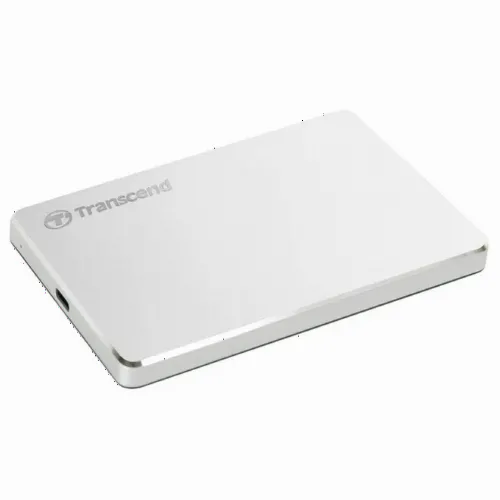 Внешний портативный жесткий диск Transcend StoreJet 25C3S,  2 TB, Серебристый (TS2TSJ25C3S)