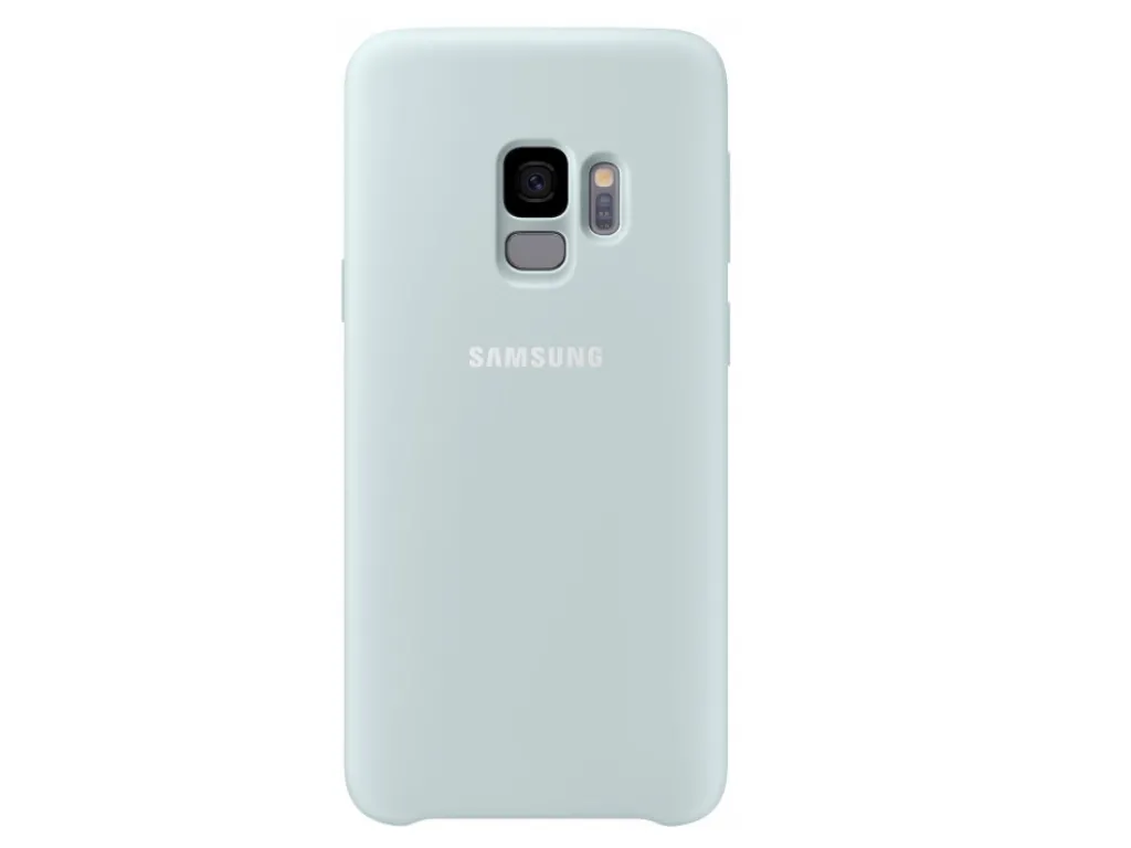 Чехол Samsung Silicone Cover for Galaxy S9, Синий