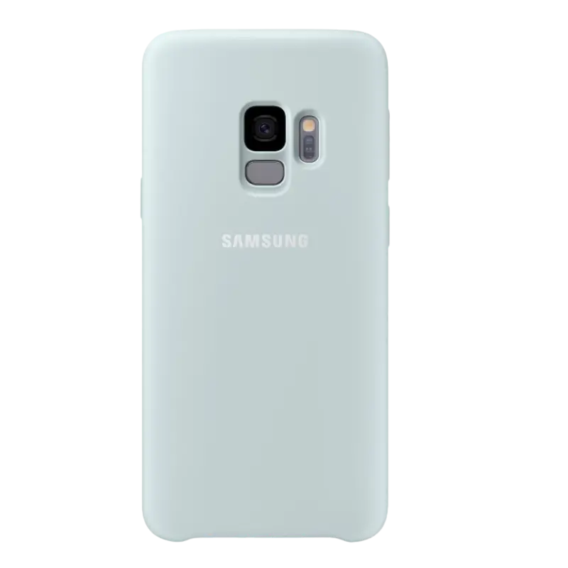 Чехол Samsung Silicone Cover for Galaxy S9, Синий
