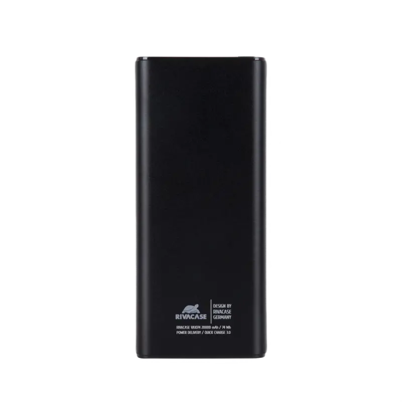 Power Bank Rivacase 20000 mAh QC 3.0/PD, VA1074, Black