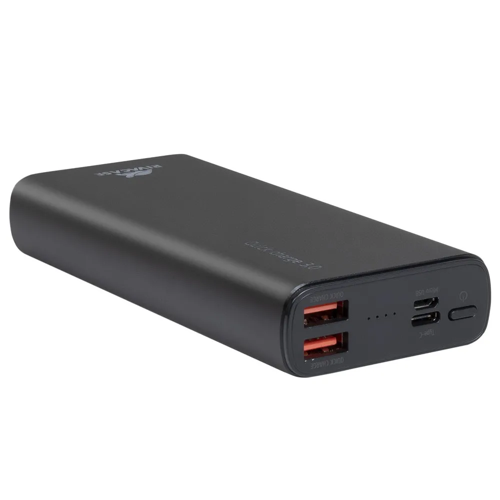 Power Bank Rivacase 20000 mAh QC 3.0/PD, VA1074, Black