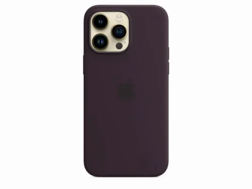 Original iPhone 14 Pro Max Silicone Case with MagSafe - Elderberry, Model A2913