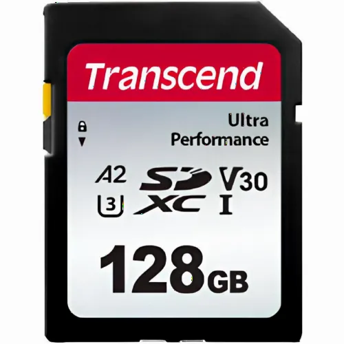 .128GB SDXC Card (Class 10)  UHS-I, U3, Transcend 340S  