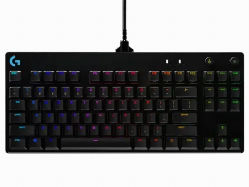 Tastatură Logitech G Pro, Cu fir, Negru