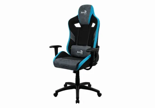 Gaming Chair AeroCool COUNT Steel Blue, User max load up to 150kg / height 165-180cm
