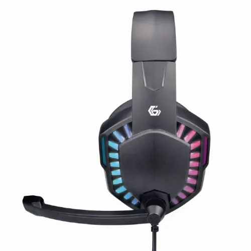 Игровая Гарнитура Gembird GHS-06, Проводной аналоговый, Чёрный