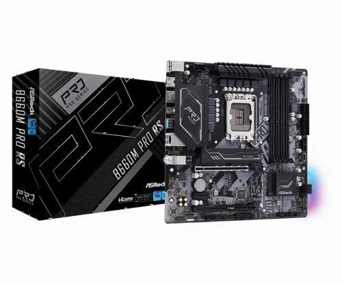 Placă de bază ASRock B660M PRO RS, LGA1700, Intel B660, Micro-ATX