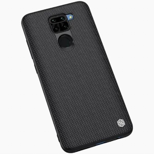 Husă tip carte Nillkin Redmi Note 9 - Textured Case, Negru