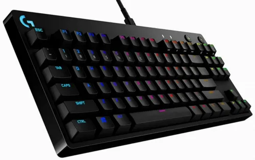 Tastatură Logitech G Pro, Cu fir, Negru