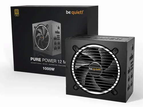 Sursă Alimentare PC be quiet! PURE POWER 12 M, 1000W, ATX, Complet modular