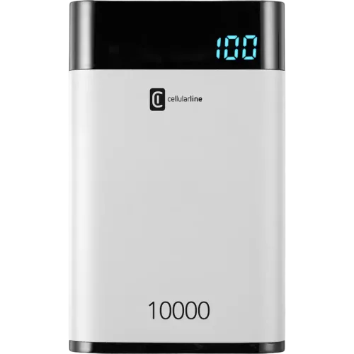 Acumulator extern Cellularline FreePower MANTA 10000, 10000mAh, Alb