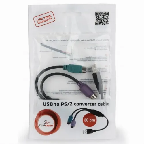 Adaptor USB Cablexpert UAPS12-BK, Negru