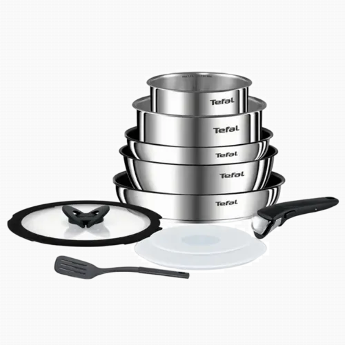 Set de vase Tefal L925SA14, Oțel inoxidabil
