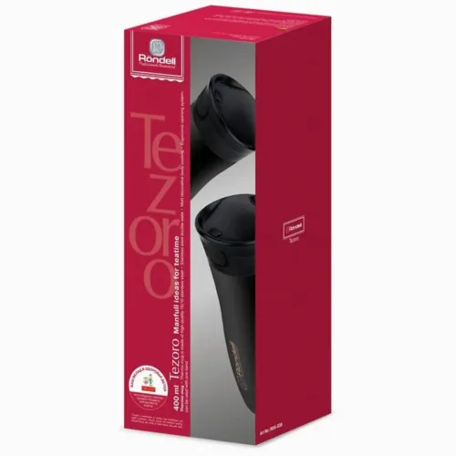 Термокружка Rondell RDS-836, 0,4л, Чёрный