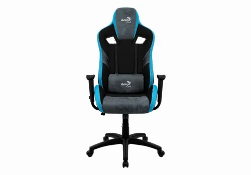 Gaming Chair AeroCool COUNT Steel Blue, User max load up to 150kg / height 165-180cm