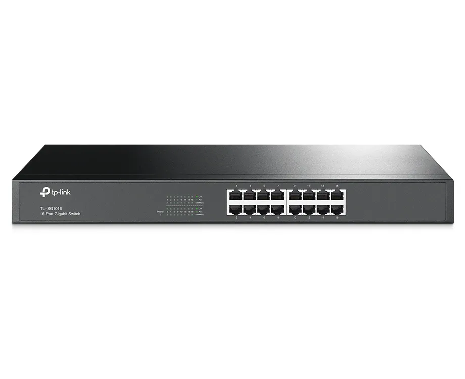 Switch de rețea TP-LINK TL-SG1016, 16x 10/100/1000 Mbps