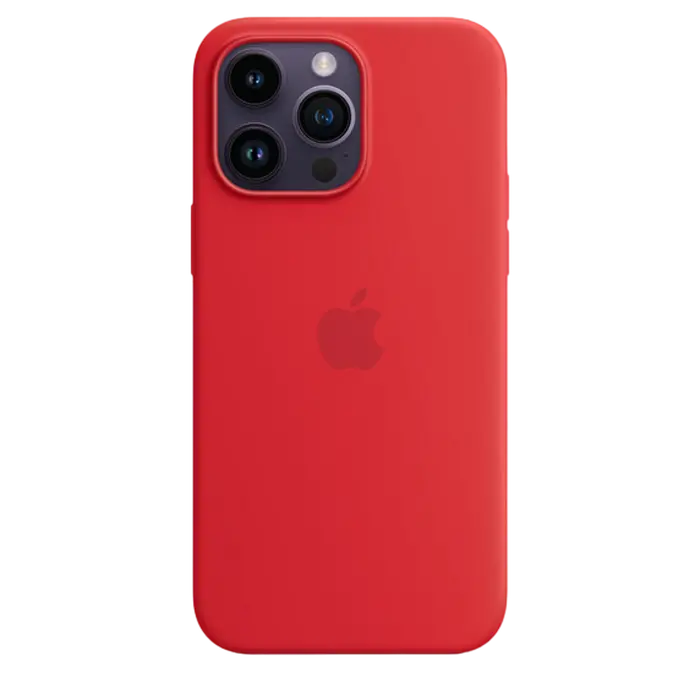 Original iPhone 14 Pro Max Silicone Case with MagSafe - (PRODUCT)RED, Model A2913