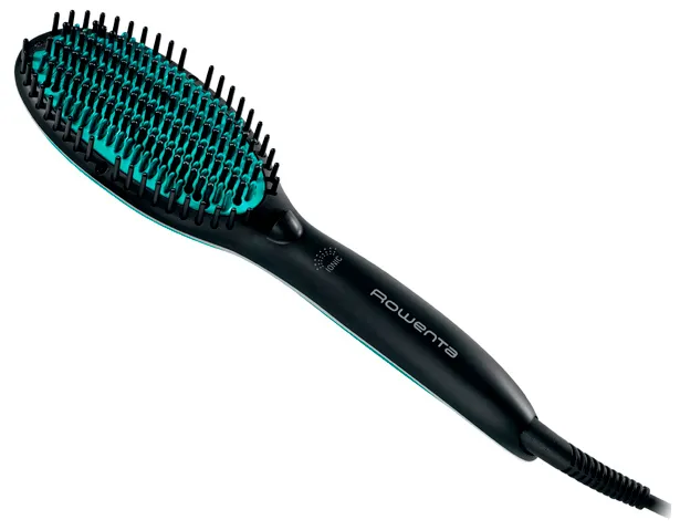 Perie de îndreptare Rowenta Power Straight CF5820F0, Negru | Verde