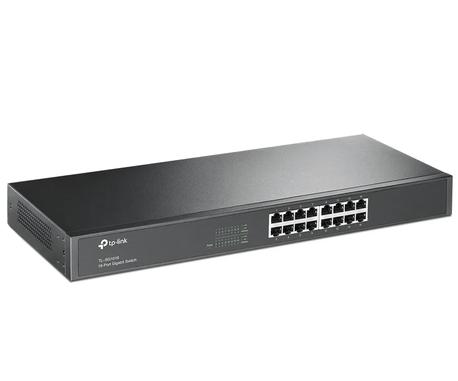 Switch de rețea TP-LINK TL-SG1016, 16x 10/100/1000 Mbps